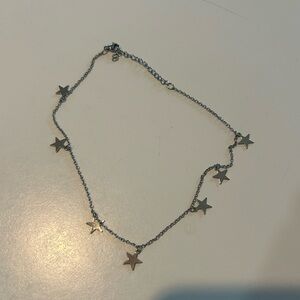 brandy mellvile silver stars necklace